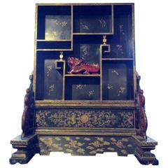 Antique Chinese Curio Display