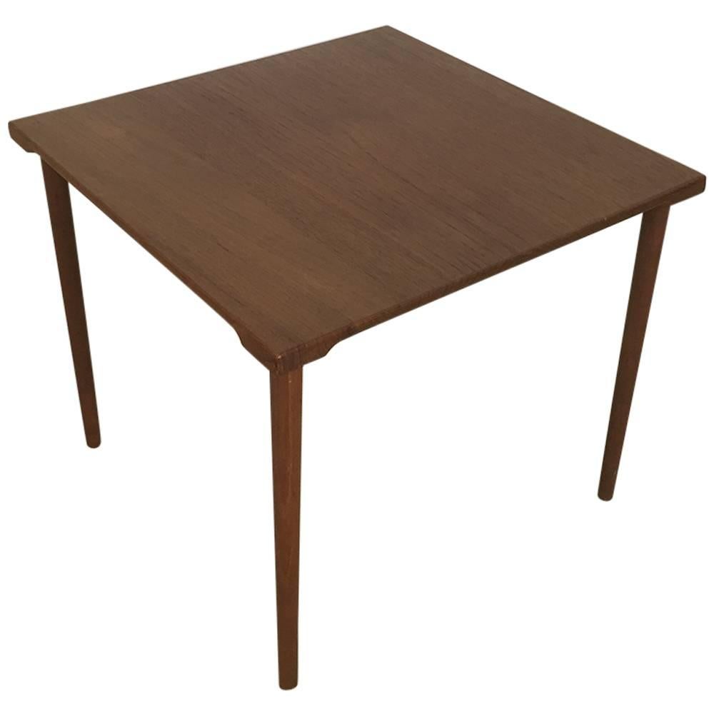 1960s Teak Sidetable by Peter Hvidt & Orla Molgaard for France & Son Daverkosen