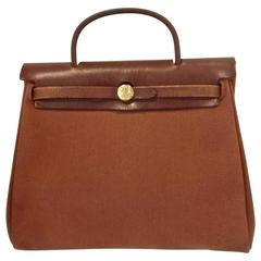 Hermes Herbag PM Two-in-One Canvas Bag