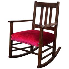 Awesome Craftsman Period Rocking Chair, circa 1915 12
