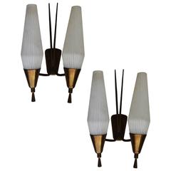 Pair of Maison Arlus Sconces