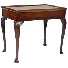 Superior 18th Century George II Mahogany Tric-Trac Game Table 1