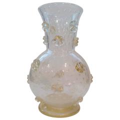 Barovier and Toso A Stelle Murano Vase Designed by Ercole Barovier, circa 1940s