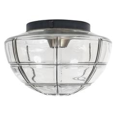 Limburg flush mounts Clear Glass one out of five, 1970 2