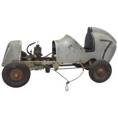 Large 1940s Magnesium Bodied Tether Race Car 3