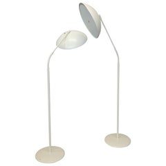 Pair of Gerald Thurston for Lightolier adjustable flexible Floor Lamps