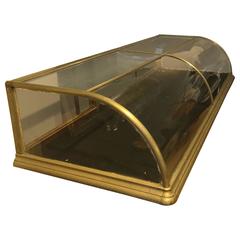 Nickel-Plated Victorian Vitrine or Display Case