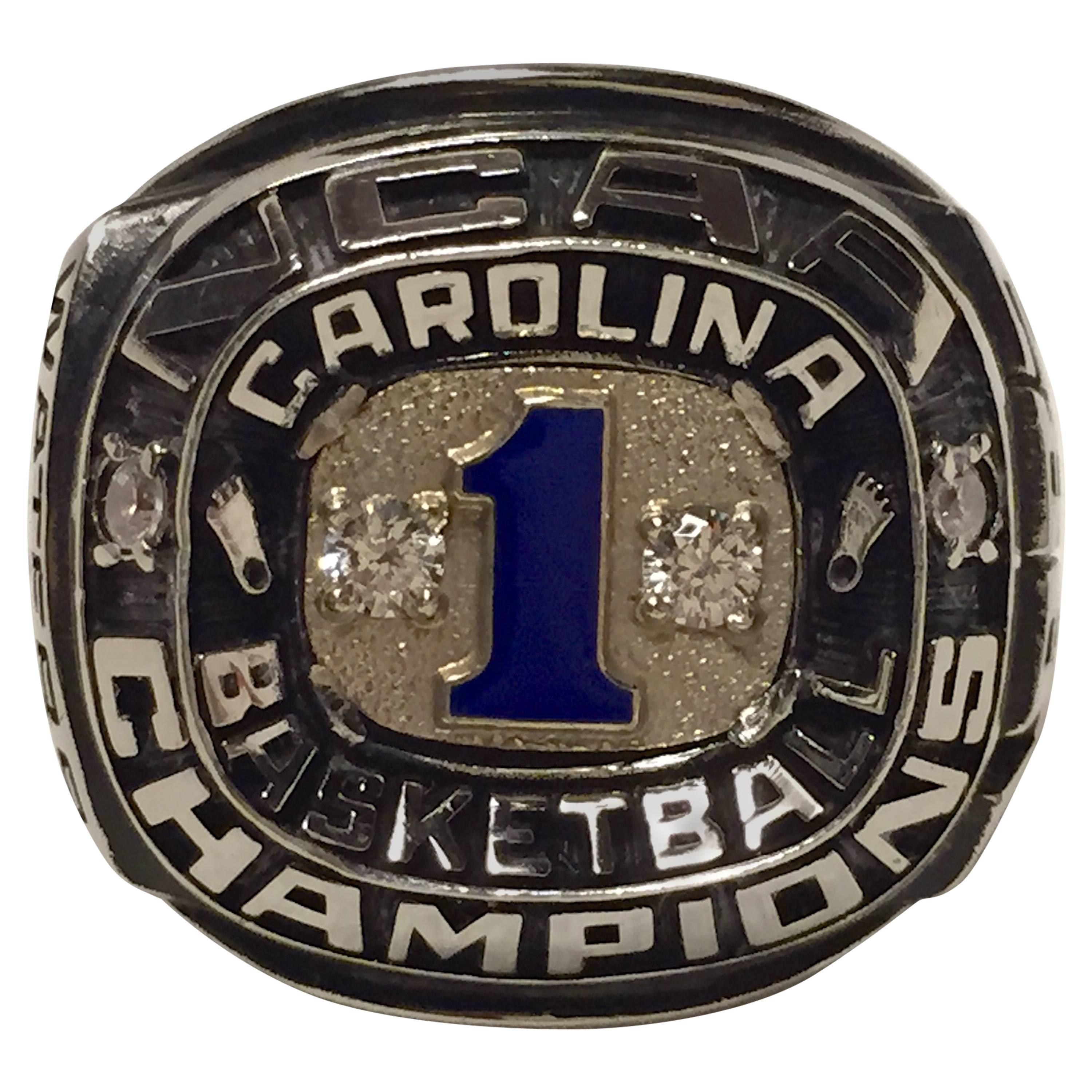 1982 University of North Carolina National Championship Salesman Sample Ring For Sale