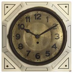 Large Art Deco Wall Clock