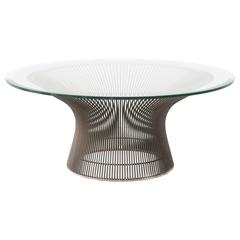 Mid-Century Modern Bronze Knoll Coffee Table by Warren Platner