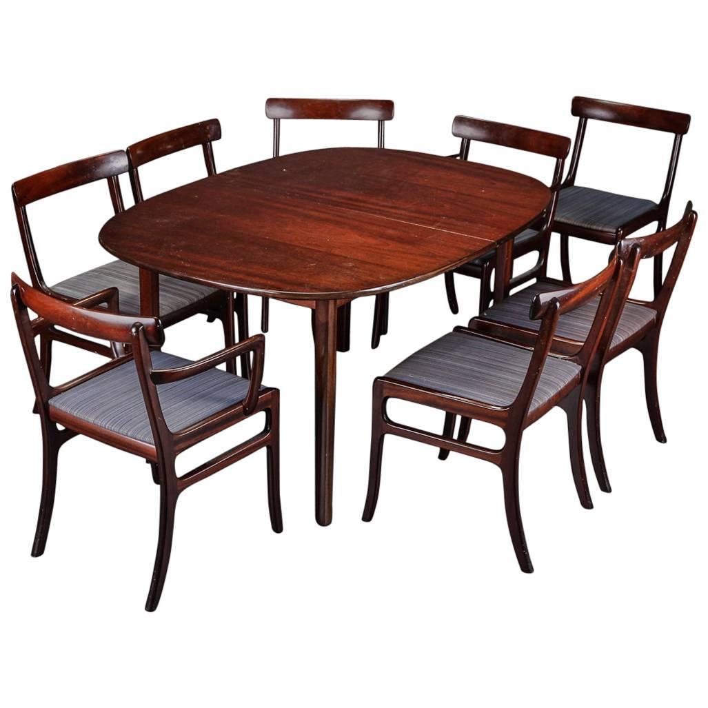 Ole Wanscher 'Rungstedlund' Dining Table and Eight Chairs