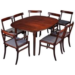Ole Wanscher 'Rungstedlund' Dining Table and Eight Chairs 2