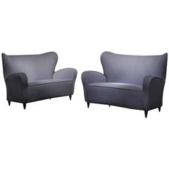 Pair of Two-Seat Sofas by Ico & Luisa Parisi