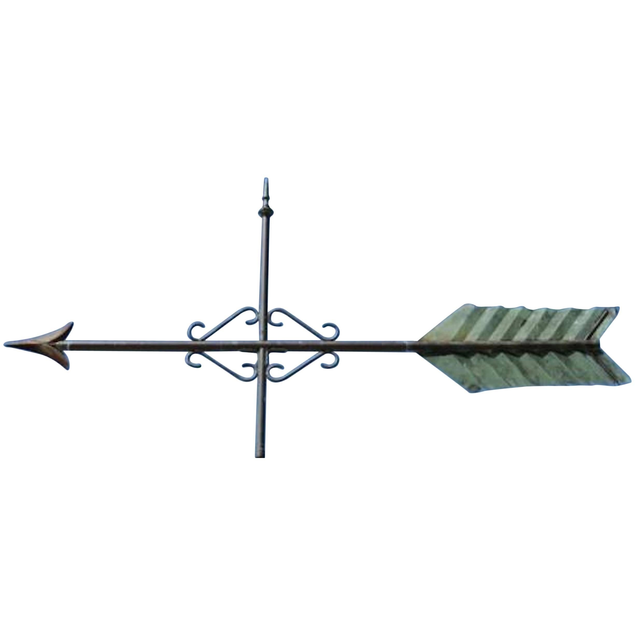 Large Arrow Weathervane, 19th Century, American