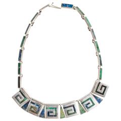 Mexican Sterling Silver Necklace by Los Castillo