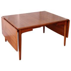 Svend Madsen Teak Drop-Leaf Dining Table