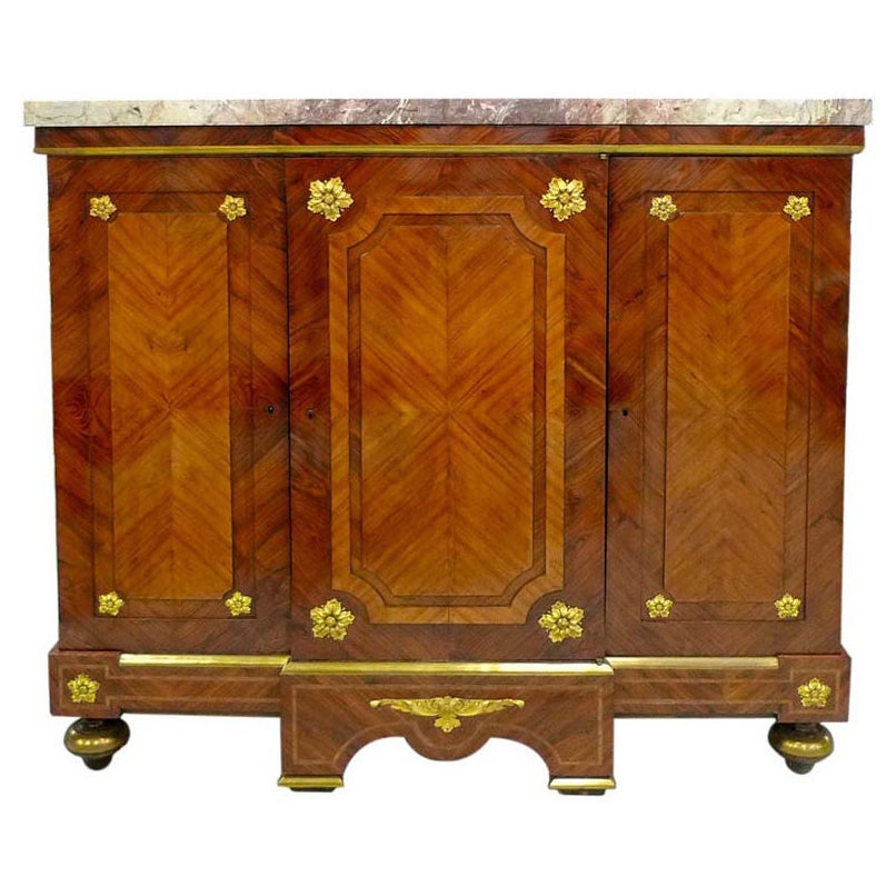 Very Fine 19th c French Three Door Cabinet