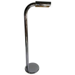 Modernist Chromed Steel Floor Lamp by Jim Bindman for Rainbow Lamp Co