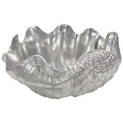 Arthur Court Oversize Clam Shell Centerpiece Bowl