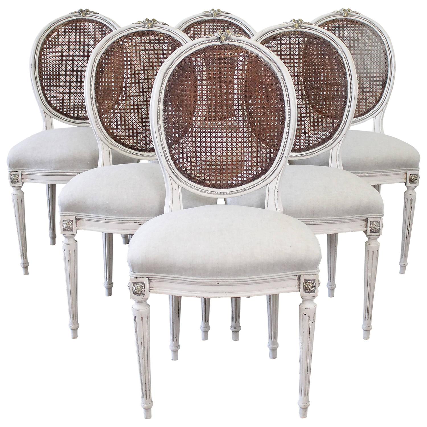  Six Rococo Style Swedish Dining Chairs Late Th Century - terrinda.com