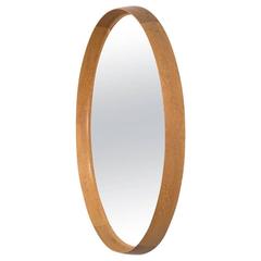 Uno & Östen Kristiansson Large Round Mirror by Luxus in Sweden