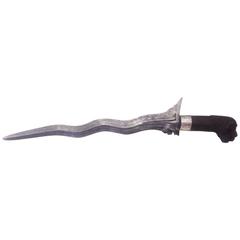 19th Century Steel and Sterling Silver Himalayan Daggar 10