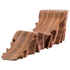 Una 'Articolo Indeterminativo' Wood Chaise Longue 3