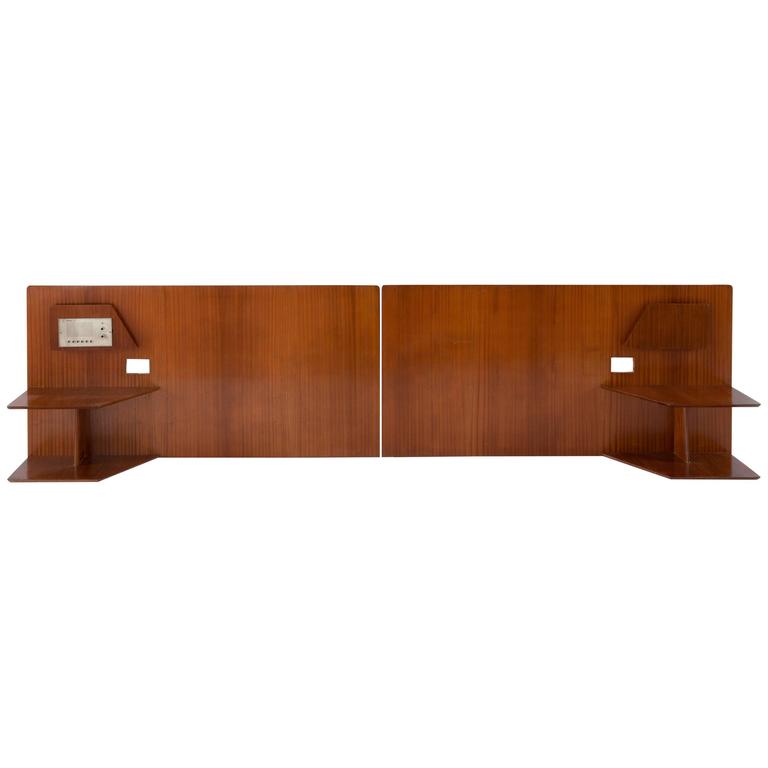 Gio Ponti Pair of Headboards, from Hotel Royal, Napoli, 1955 at 1stDibs