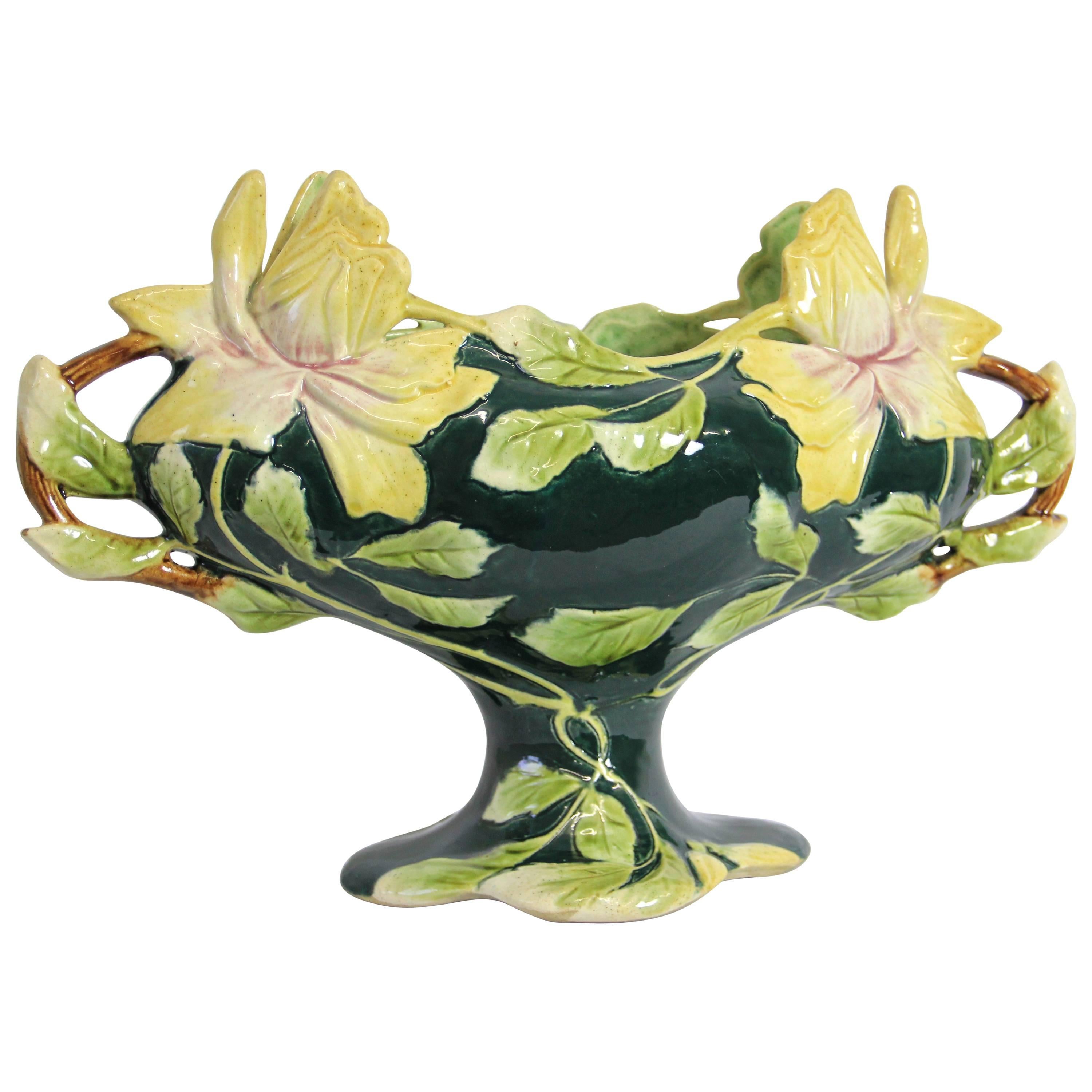 Wonderful Big Art Nouveau Jardiniere, Attributed to Julius Dressler, 1900
