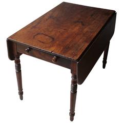 Handsome William IV Oak and Mahogany Pembroke Table, circa 1835