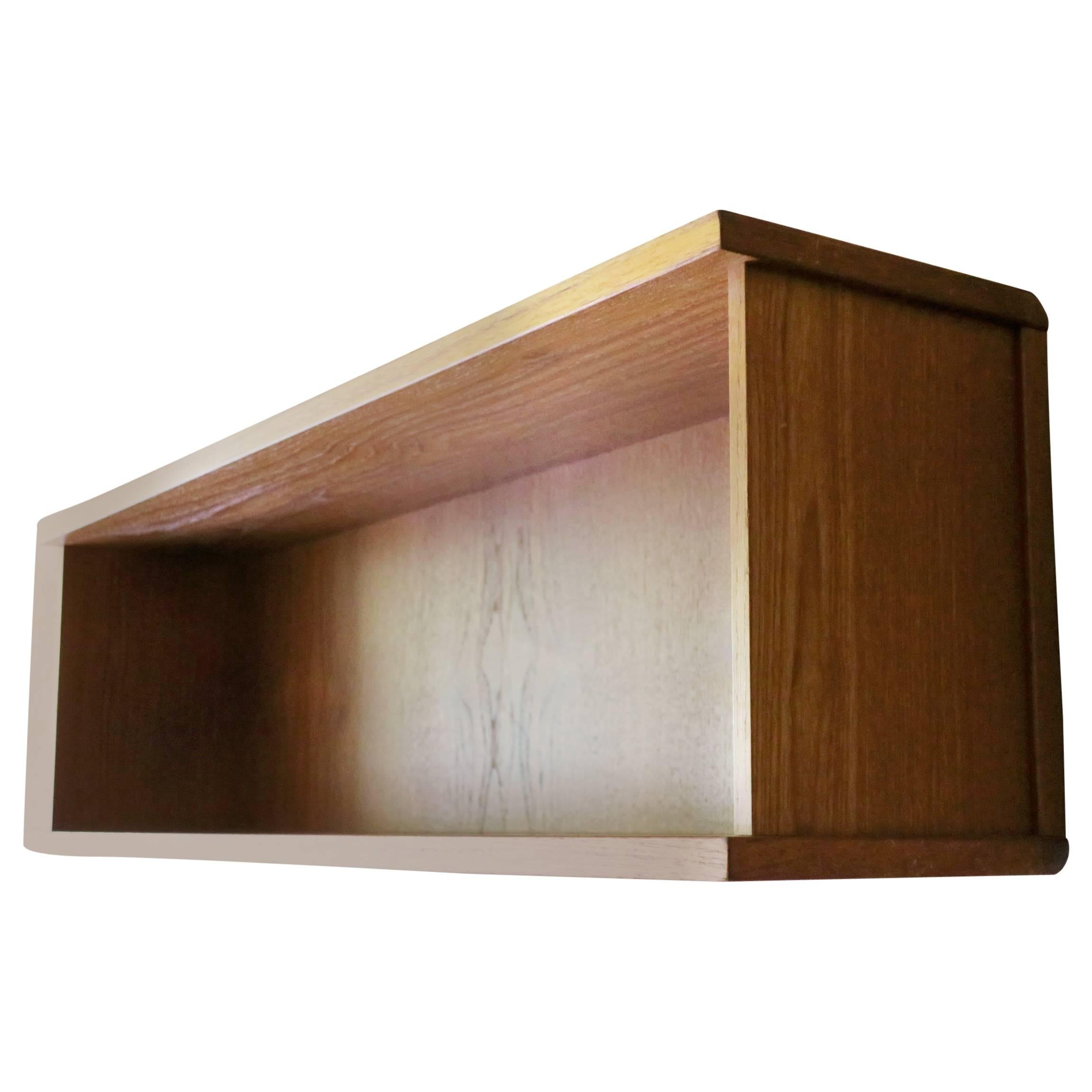 Teak Floating Shelf, Denmark, 1960s For Sale