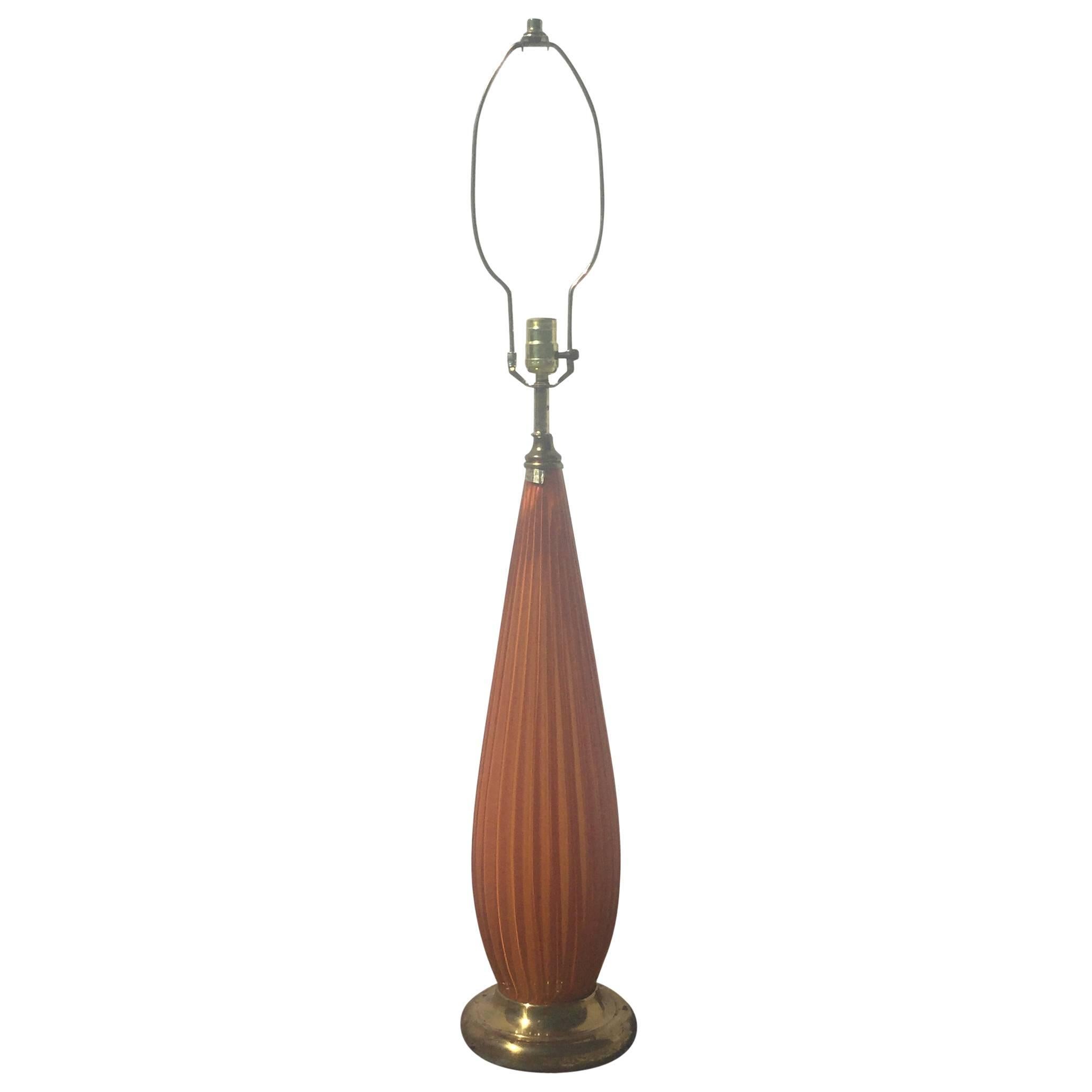 Mid-Century Murano Table Lamp, Italy For Sale