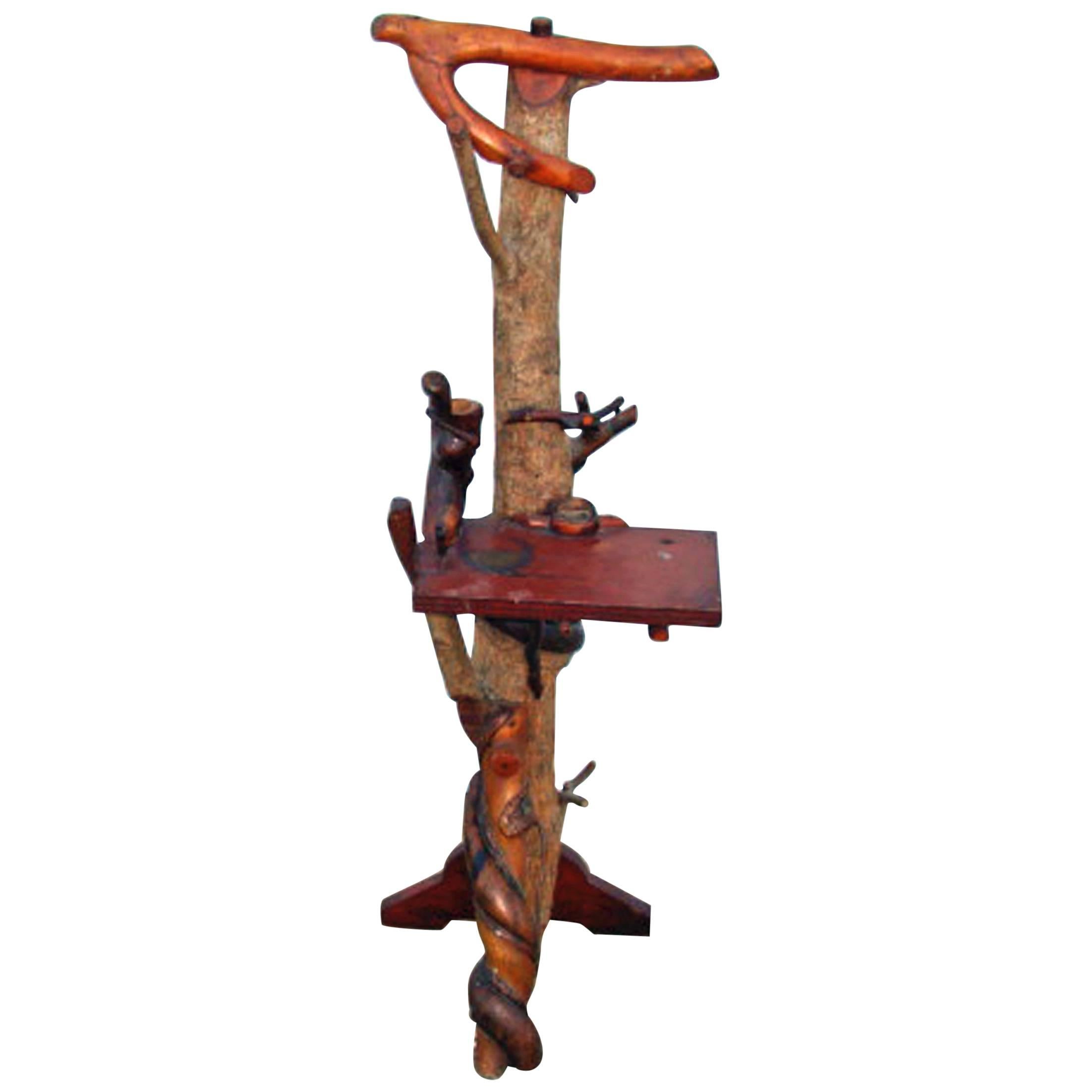 Folky Rustic Valet/Stand For Sale