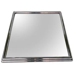 Polished Stainless Steel Radiator Wall Mirror