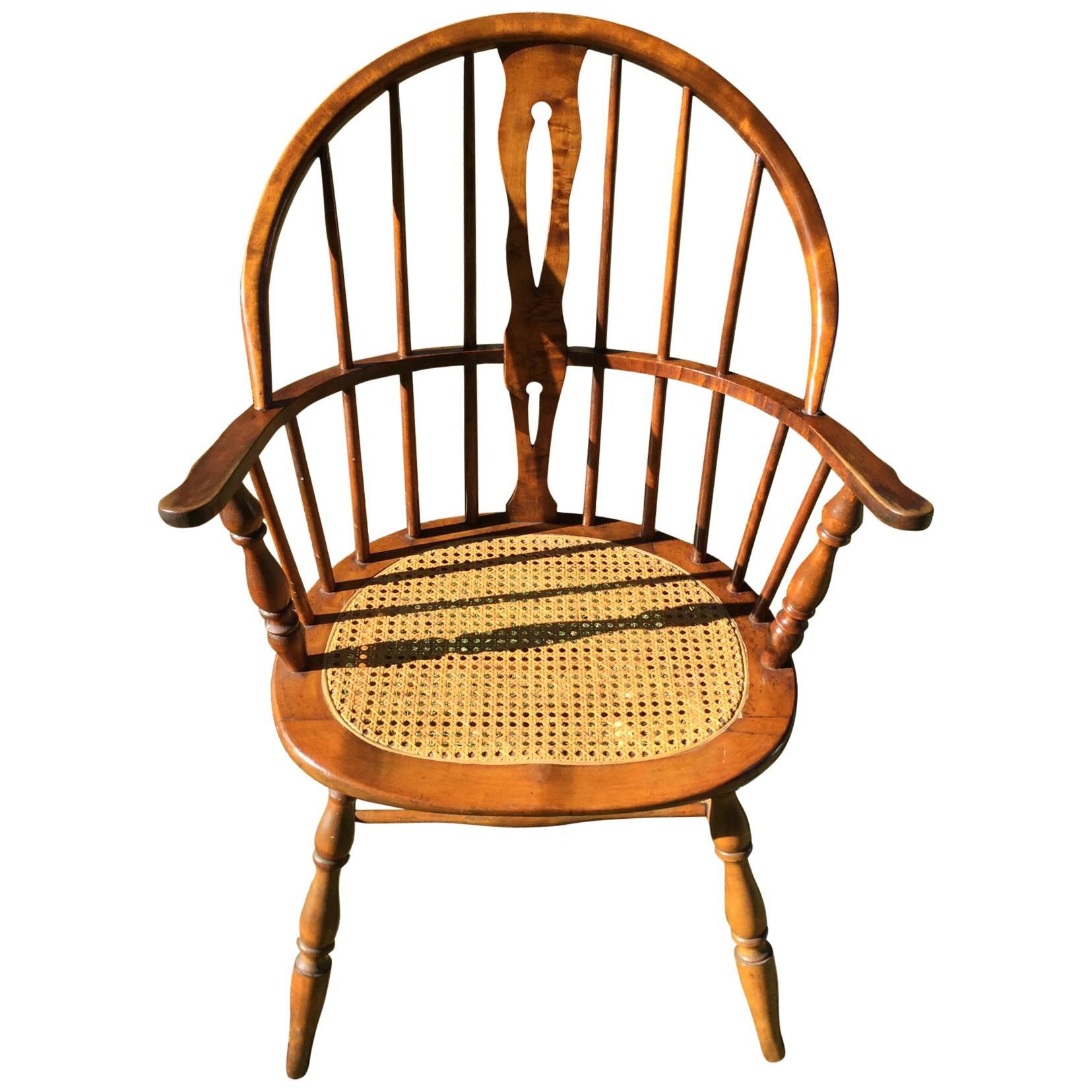 Early American Windsor Style Armchair For Sale