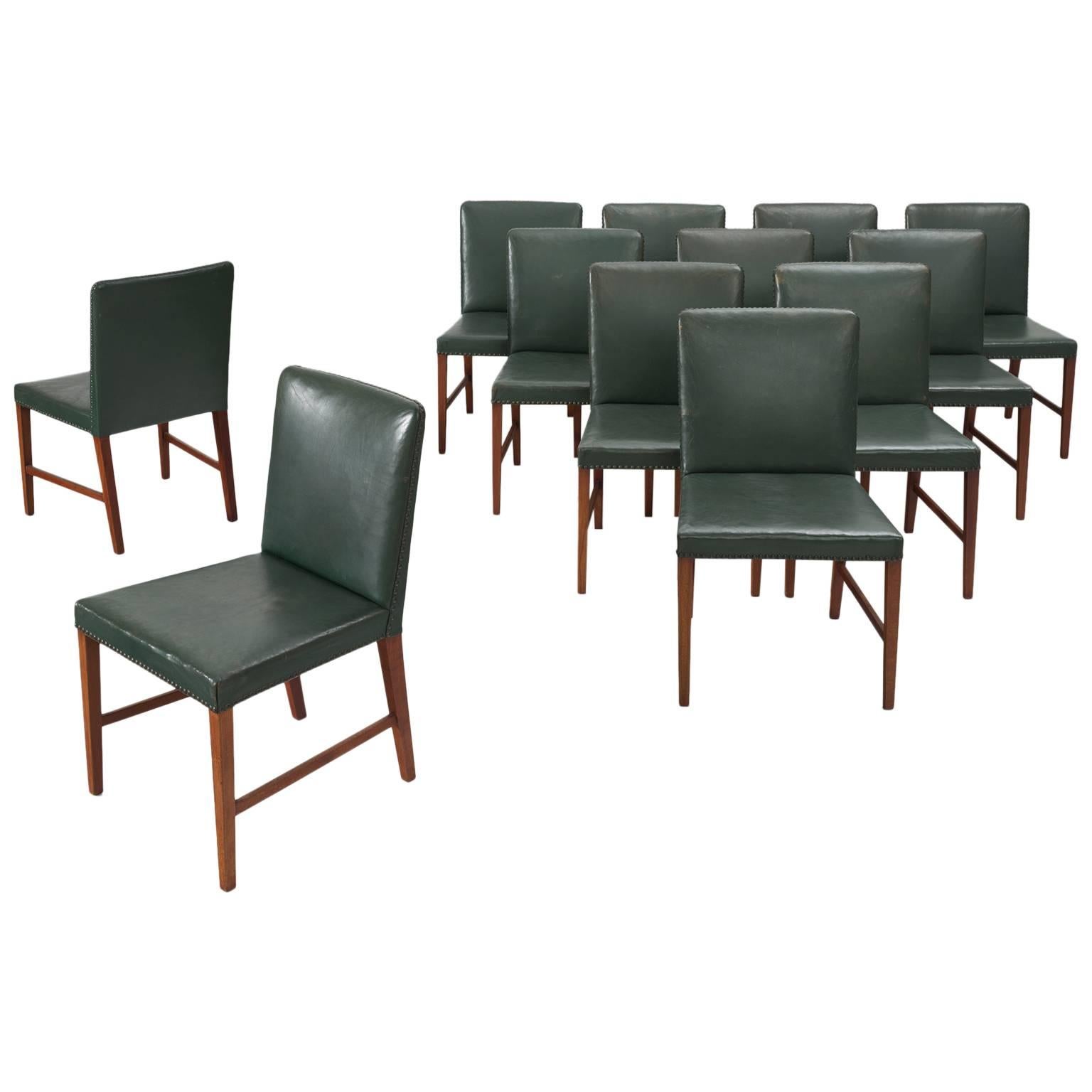Illum Wikkelsø Set of 8 Dining Chairs for Brandon 