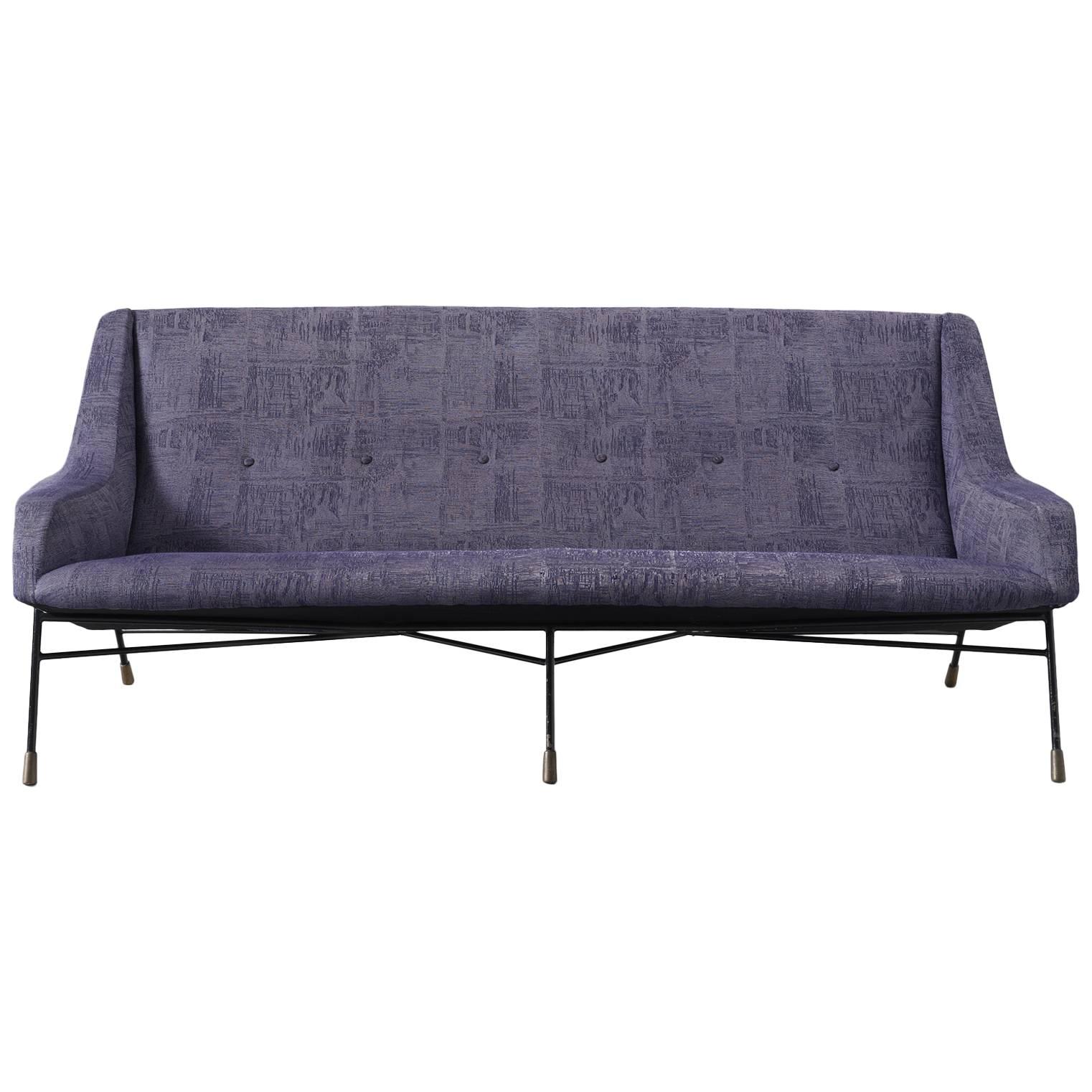 Alfred Hendricks Rare Purple Sofa for Belform, Belgium