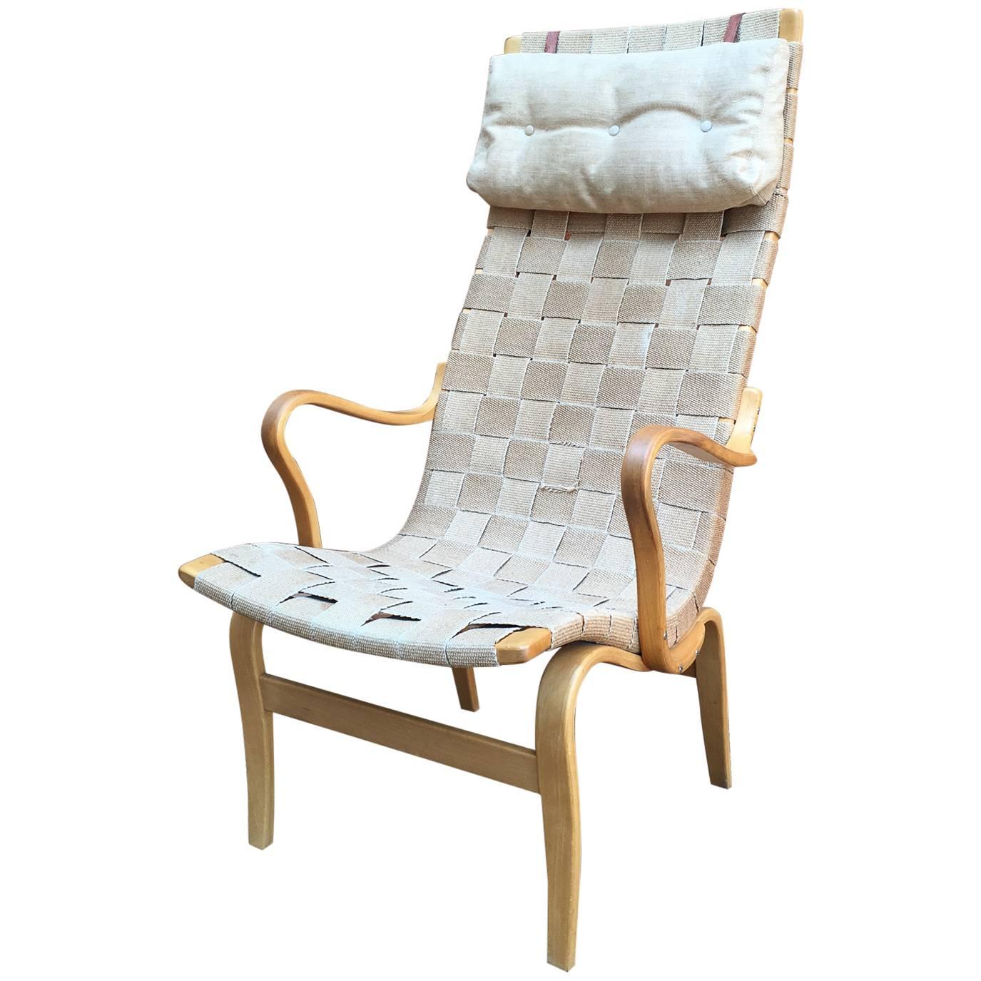 Bruno Mathsson Lounge Chair, Model Eva