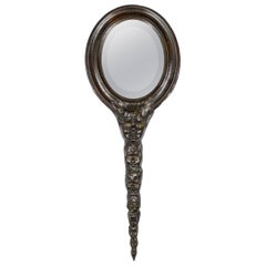 Rare Bronze Wall Mirror by Enzo Missoni