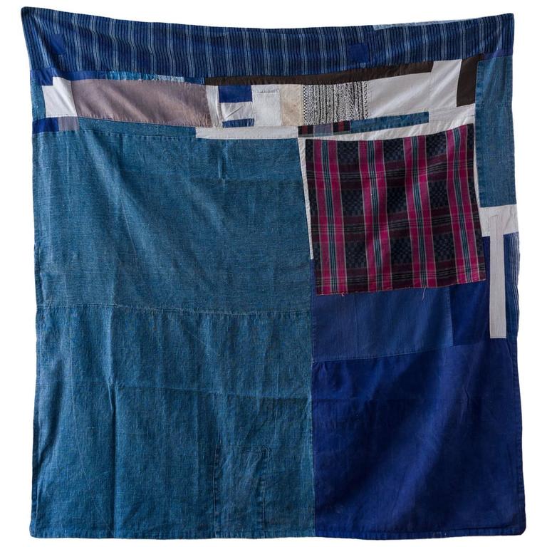 Lap Blanket in Indigos For Sale at 1stDibs