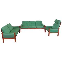 Vintage Teak Sofa Set by Arne Vodder