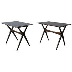 Pair of Sculptural Side Tables after Ico Parisi, 1950s