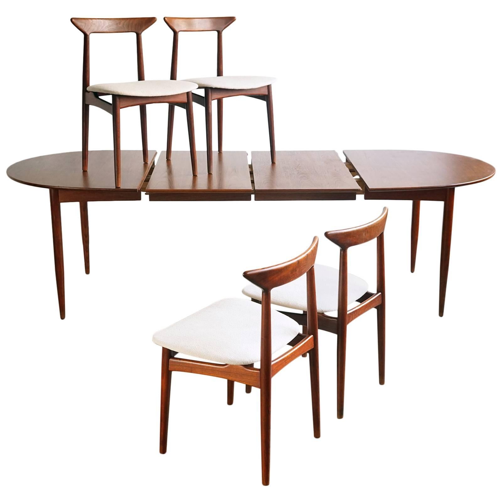 Convertible Danish Modern Dining Set