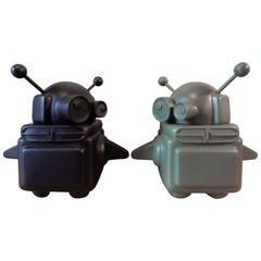 Pixel Pancho Pair of Box Robots