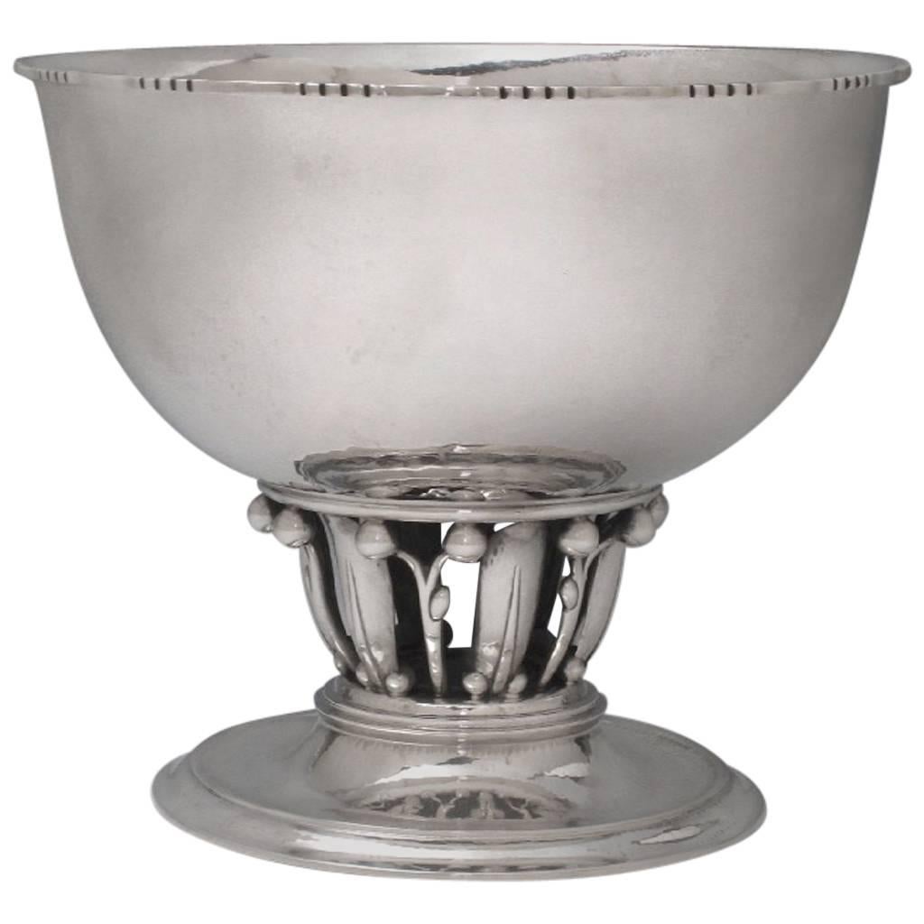 Georg Jensen "Louvre" Sterling Silver Bowl For Sale