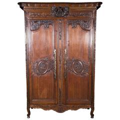 Country French Normandy Wedding Armoire