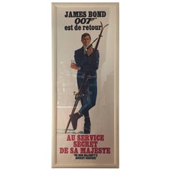 James Bond Poster "On Her Majesty's Secret Service"