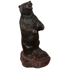 Hand-Carved American Black Bear