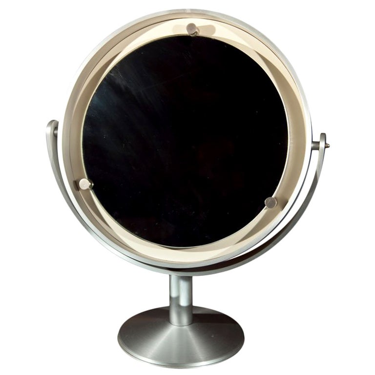Large Vintage Table Top Vanity Mirror by Karl Springer at 1stDibs
