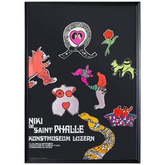 Vieux poster de Niki de Saint Phalle
